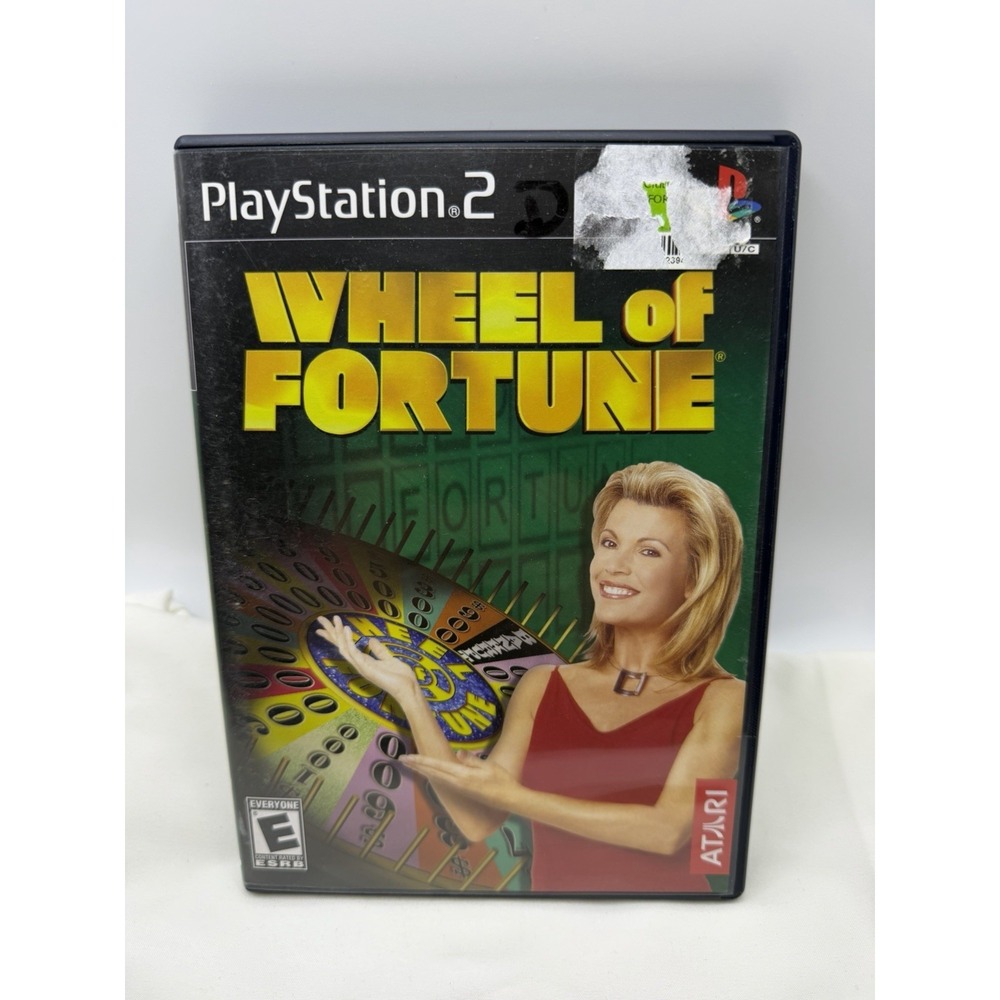 Wheel of Fortune Sony PlayStation 2 PS2 Game Complete In Box CIB Trivia Show